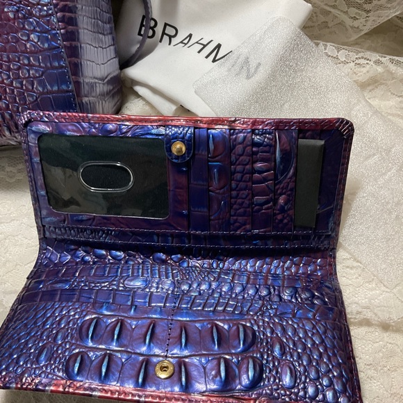 $FIRM$ 2 Pc Brahmin DAWNING HILLARY  + ADY WALLET ****NO BUTTERFLY**** - Picture 4 of 9